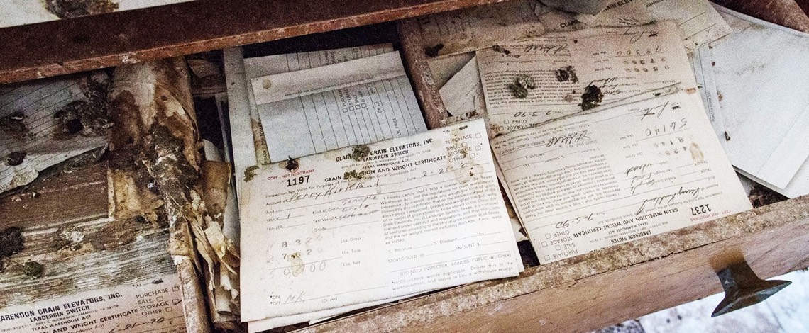 Pigeon droppings in grain elevator scale draw